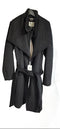 Soia & Kyo Men's Belted Single Breasted Coat Black Size Large
